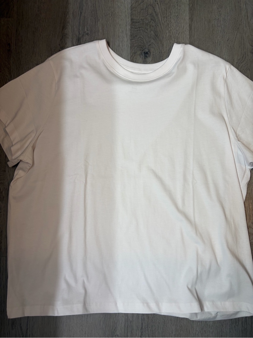 Women's Crew Neck Short Sleeve Tee in White
